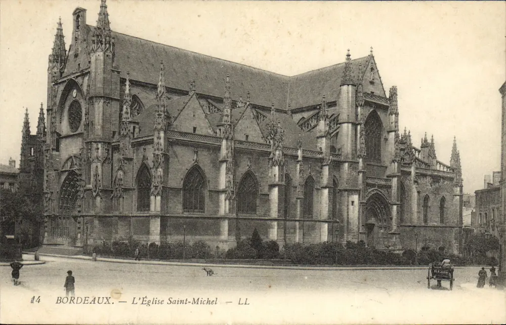 Bordeaux — A Igreja de São Miguel — LL - Frente