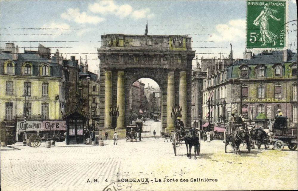Bordeaux — A Porta das Salinhas — A.H. 4 - Frente