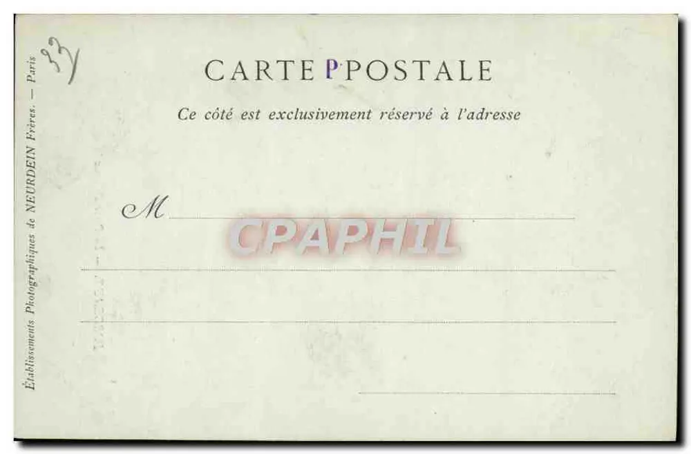 Bordeaux — A Porta Dijeaux — Collections ND. Fot. n°119 - Verso