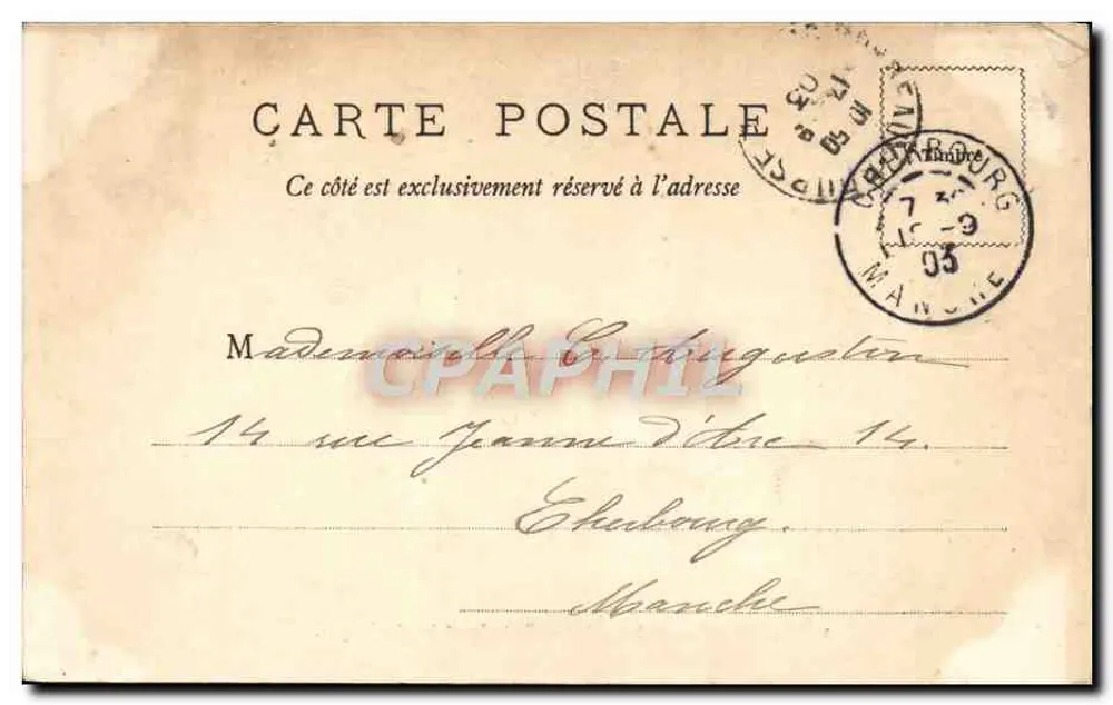 Bordeaux — Les Colonnes Rostrales et les Quais nord — W. F. Déposé - Rückseite