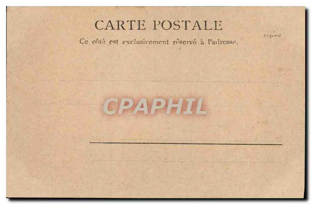 Ruínas do Palácio Gallien — Bordeaux — R.&J.D. 10481s - Verso