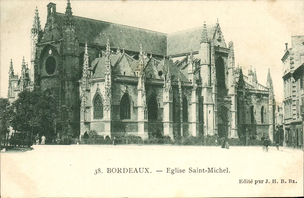 Bordeaux — Igreja de São Miguel — Editado por J. H. Bx. - Frente