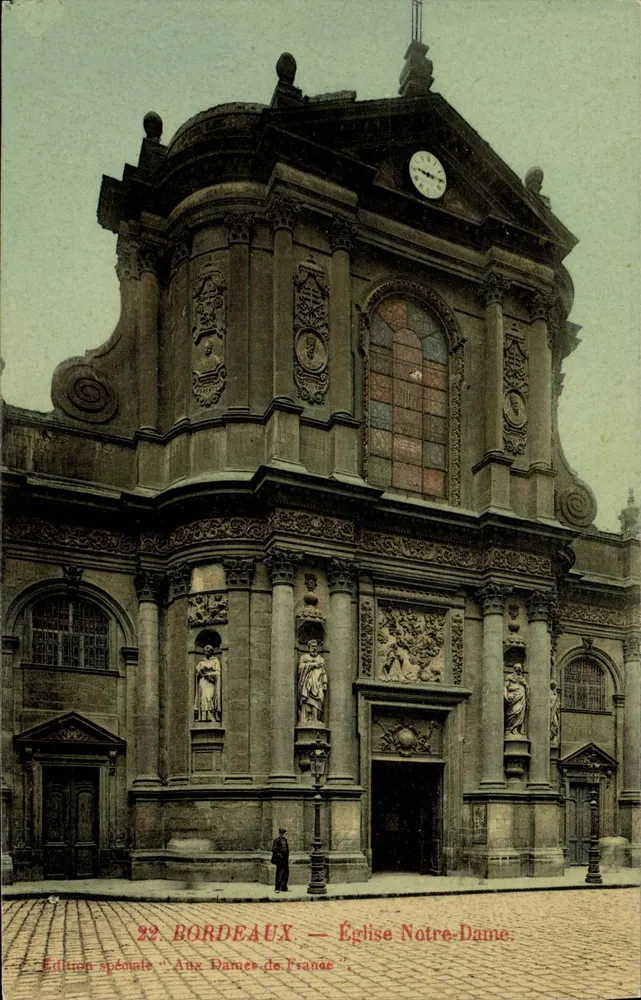 Bordeaux — Kerk van Notre-Dame — Speciale editie 'Aux Dames de France' - Voorkant