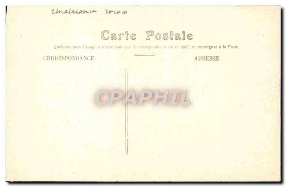 Bordeaux — Kerk van Notre-Dame — Speciale editie 'Aux Dames de France' - Achterkant