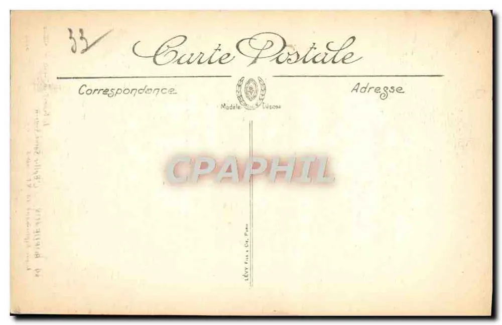 Baptismusfontaine von Sainte-Clotilde — Verlag Select, Nr. 49 - Rückseite