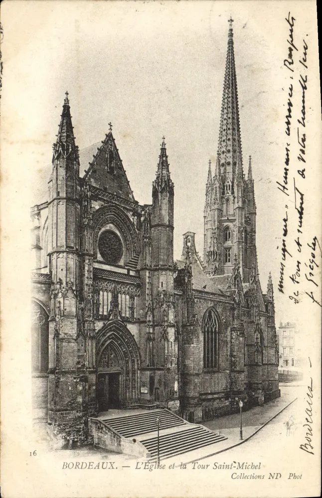 Bordeaux — Die Kirche und die Turm Saint-Michel — Collections ND Phot - Vorderseite