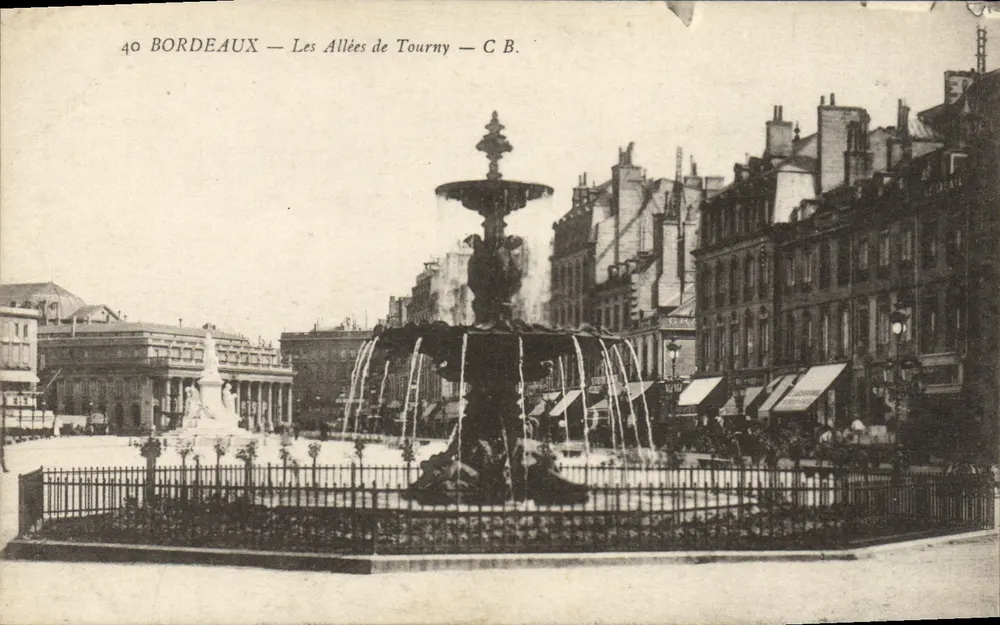 Bordeaux — Die Allées de Tourny — C.B. - Vorderseite