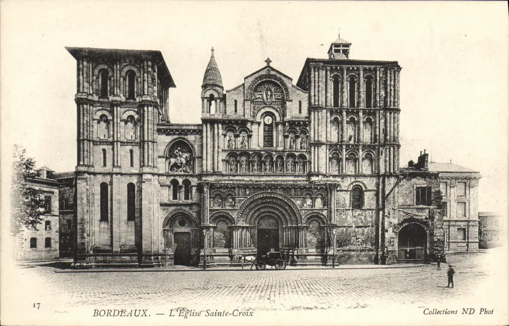 Bordeaux — A Igreja de Santa Cruz — Collections ND Phot - Frente