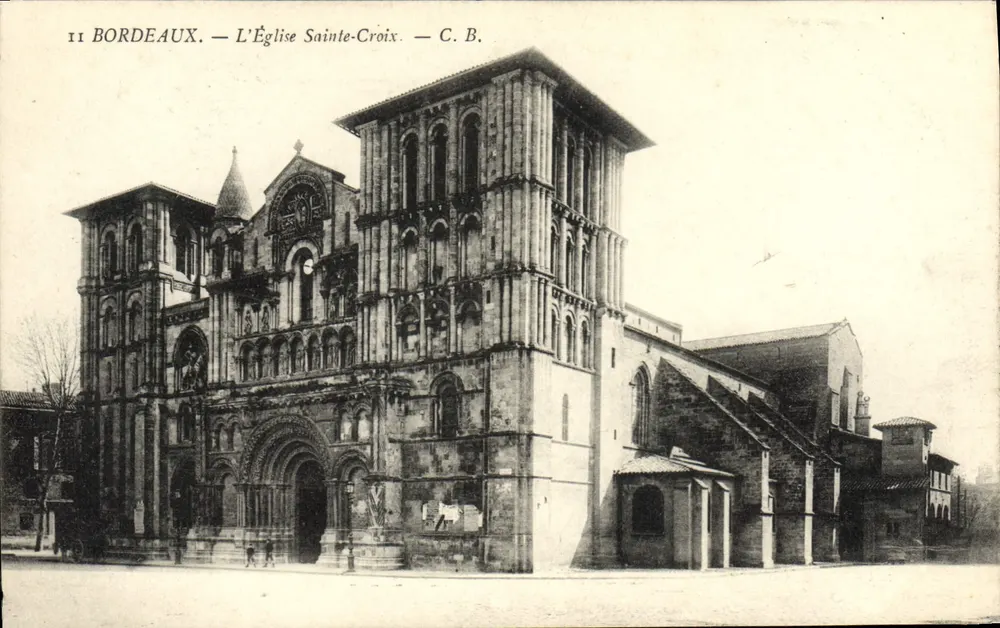 Bordeaux — A Igreja de Santa Cruz — C. B. - Frente