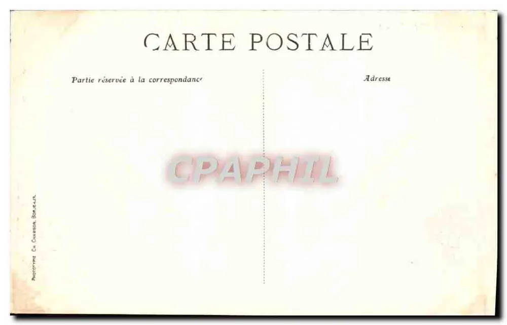 Bordeaux — A Igreja de Santa Cruz — C. B. - Verso
