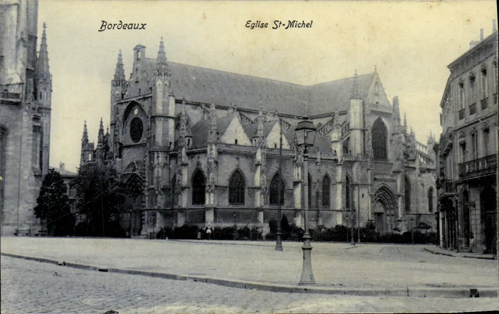 Bordeaux — Igreja de São Miguel — A.P.O.C. Intendance Bx. - Frente
