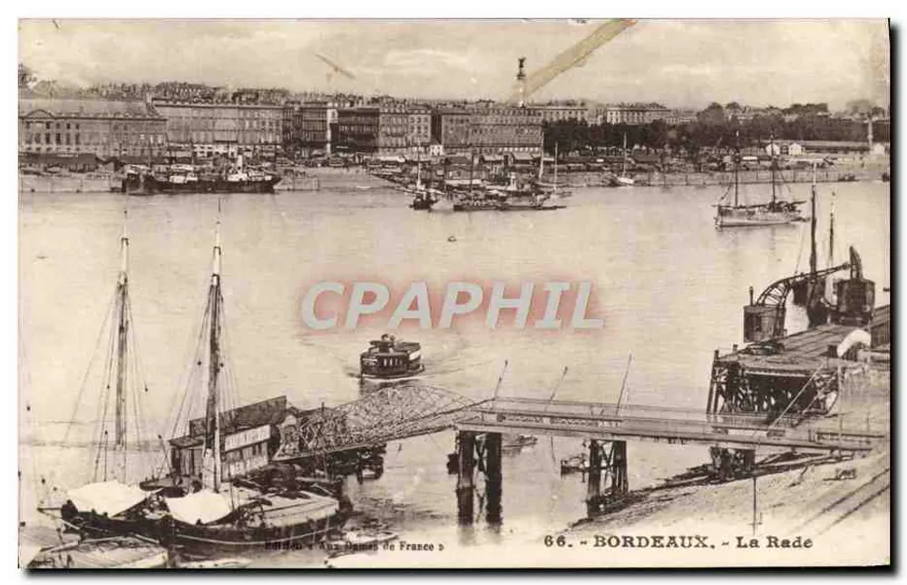 Bordeaux — A Baía — Edições Arts de France - Frente