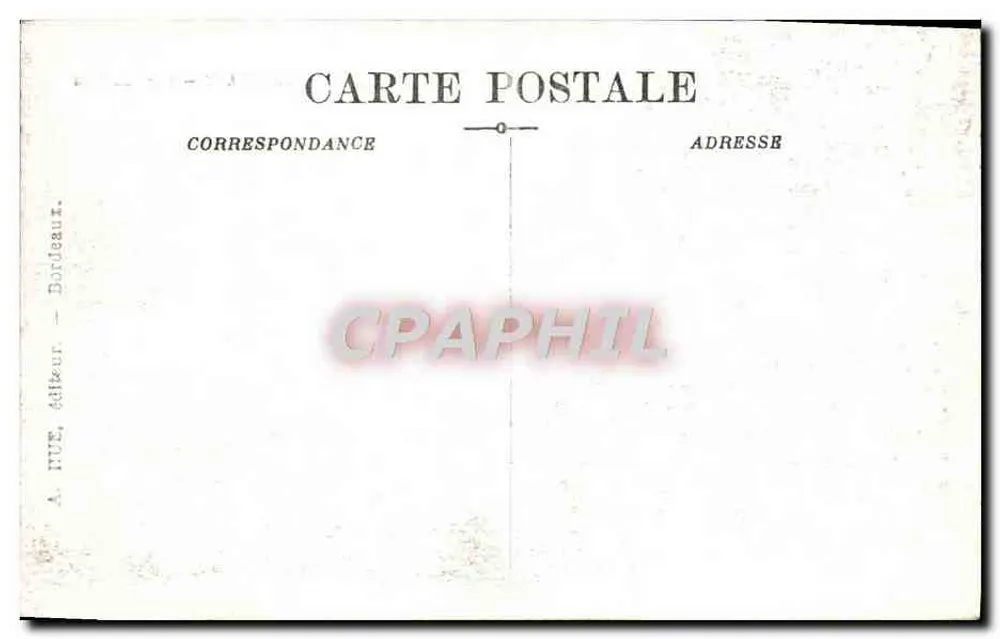 Bordeaux — Estação do Meio-Dia — A.H. 82 - Verso