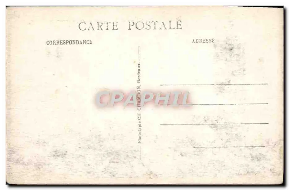 Bordeaux — O Grande Teatro — C.B. - Verso