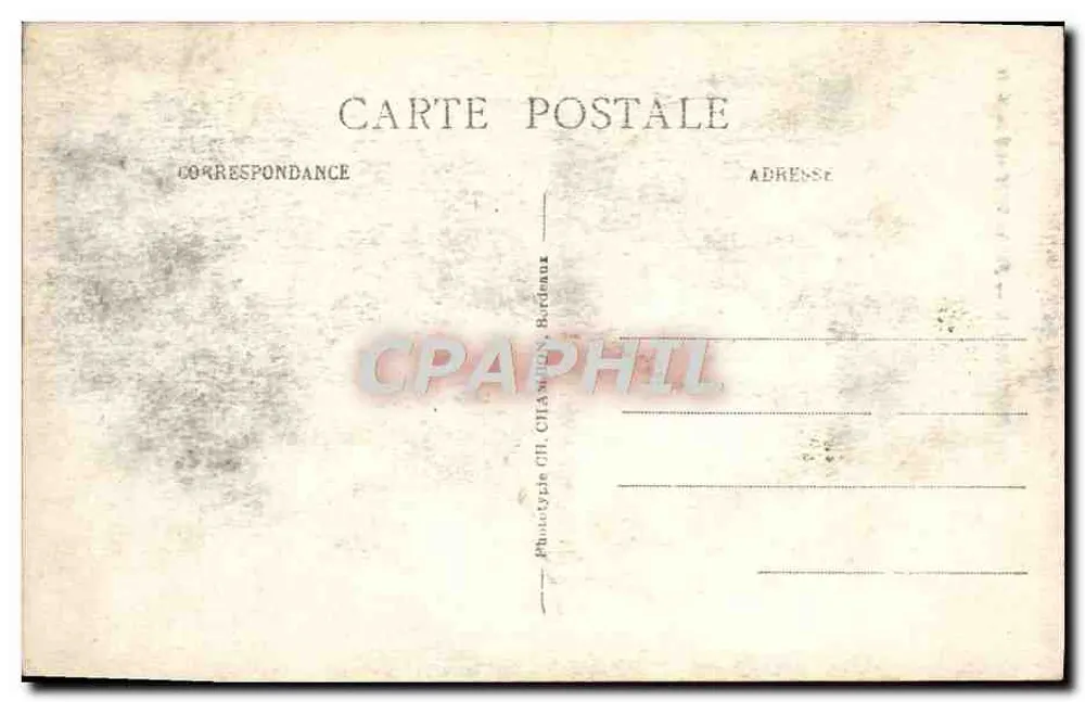 Bordeaux — Flecha de São Miguel — C.B. - Verso
