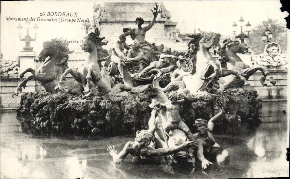 Bordeaux — Monument des Girondins (Groupe Nord) — C. B. - Vorderseite