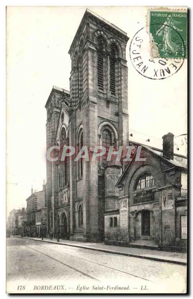 Bordeaux — Igreja de São Ferdinando — LL. - Frente