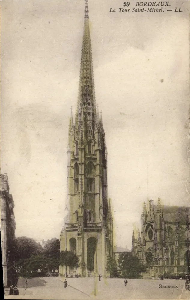 Bordeaux — La Tour Saint-Michel — Selecta LL n°29 - Recto