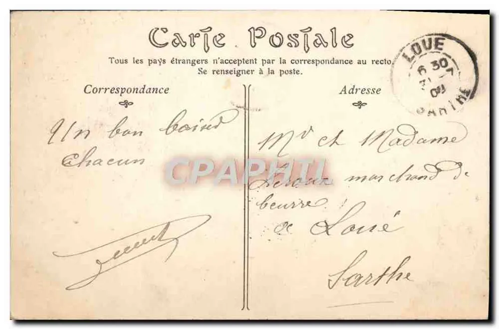 Bordeaux — A Praça da Comédia — Editor P. D. 100 - Verso