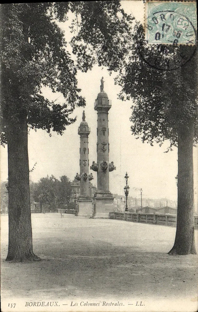 Bordeaux — As Colunas Rostrais — LL. n°157 - Frente