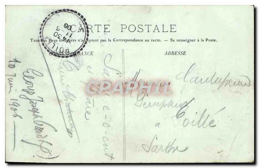 Bordeaux — As Colunas Rostrais — LL. n°157 - Verso