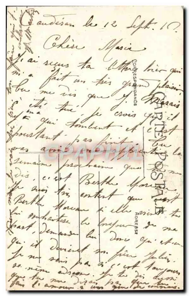 Bordeaux — Allgemeiner Blick auf die Quais de la Bastide — A.H. 77 - Rückseite
