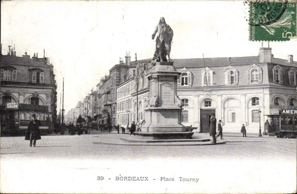 Bordeaux - Praça Tourny — estátua de Tourny — editor desconhecido, n° 39 - Frente