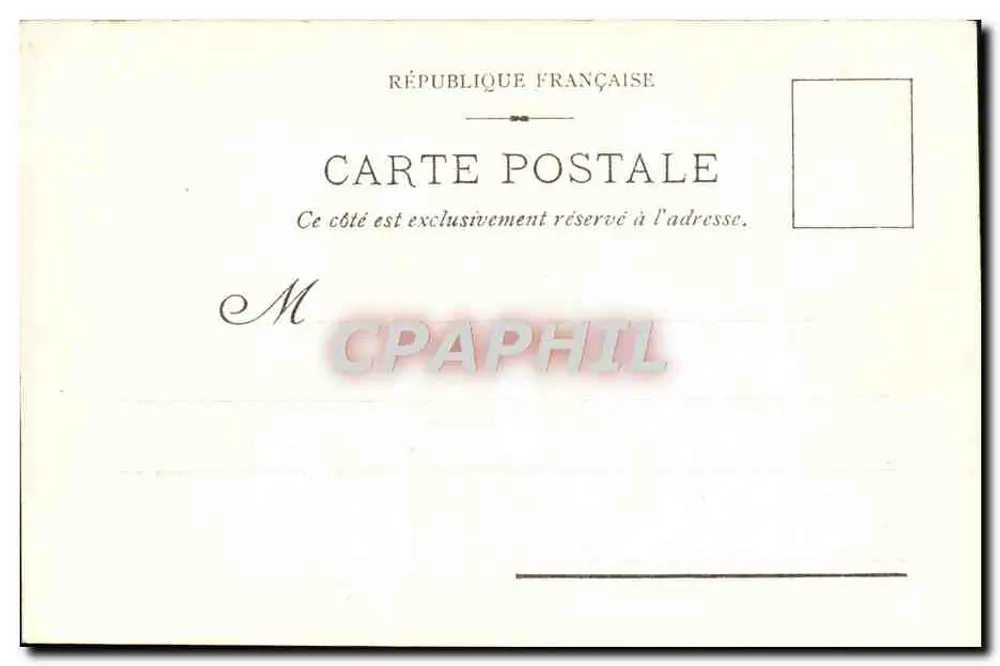 Bordeaux — Praça e Estátua de Tourny — J. L. Editor, Bordeaux - Verso
