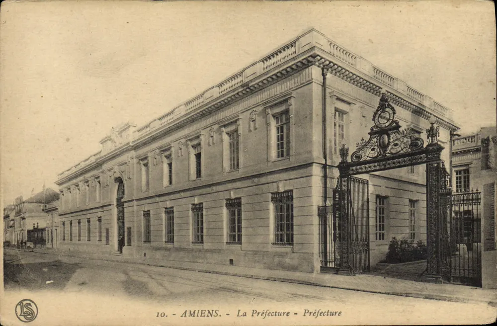 Amiens - A Prefeitura - Prefeitura — editor LS, n° 10 - Frente