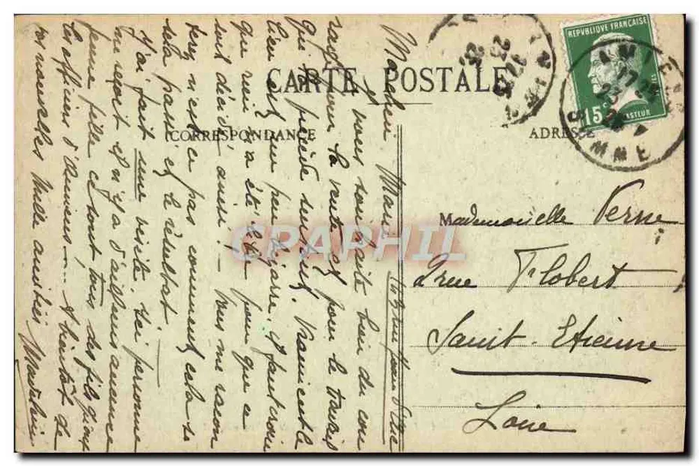 Amiens - O Hotel de Ville - Town Hall — Laffineur, impressor, Hautmont, n°19 - Verso