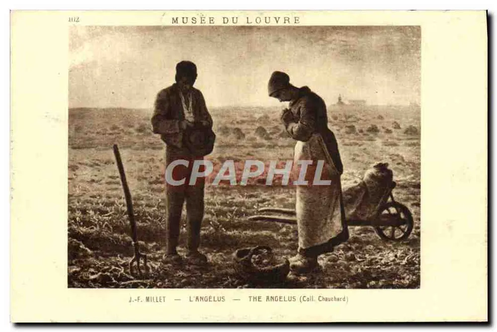 Der Engel — Musée du Louvre — J.-F. Millet — Edition Chauchard - Vorderseite