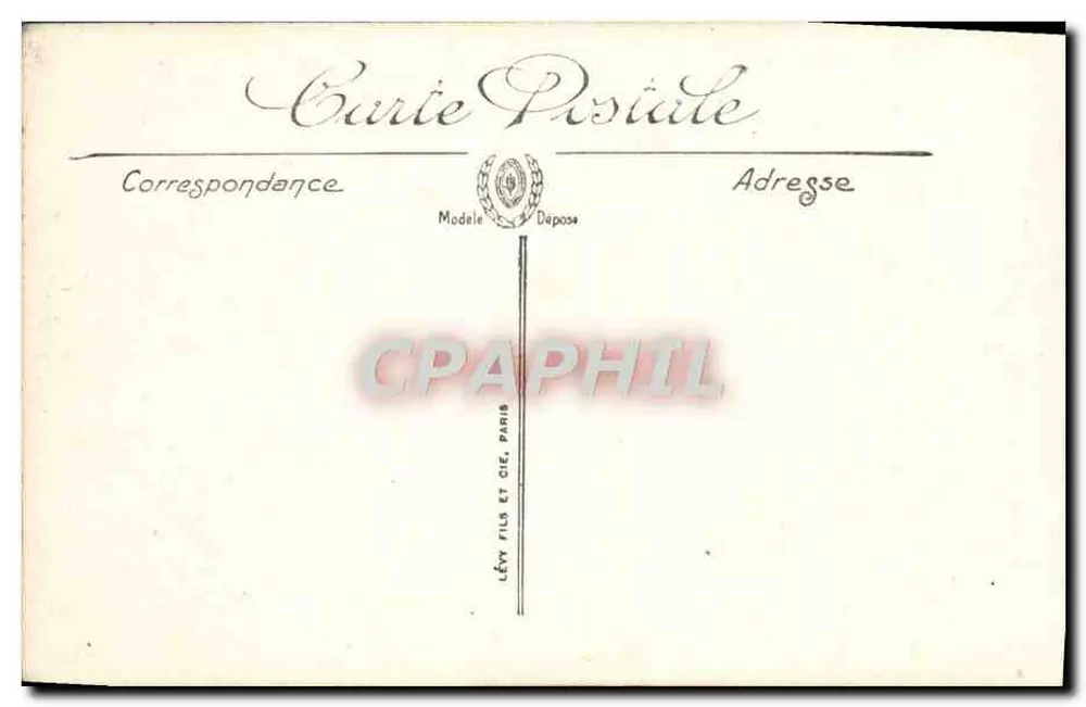 Amiens — Les Hortillonnages — L'Île Robinson — Editor Lévy Fils & Cie, Paris, n°102 - Verso