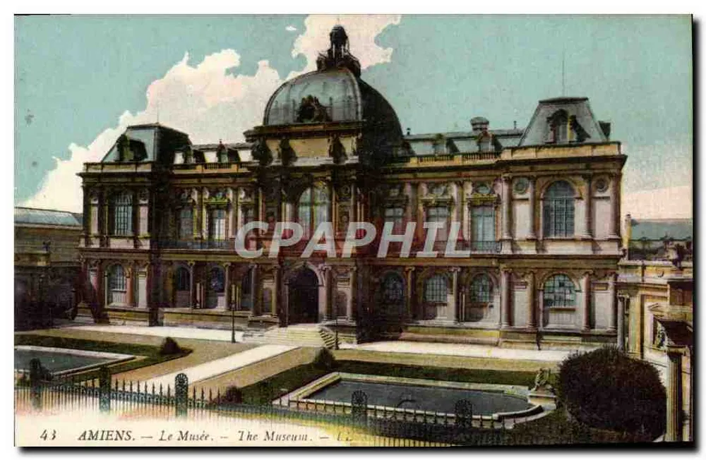 Amiens — O Museu — Editor Lévy Fils et Cie, Paris, n°43 - Frente