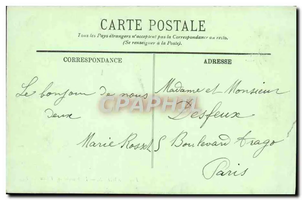 AMIENS — O Mercado sobre a Água — LL. — n°145 - Verso