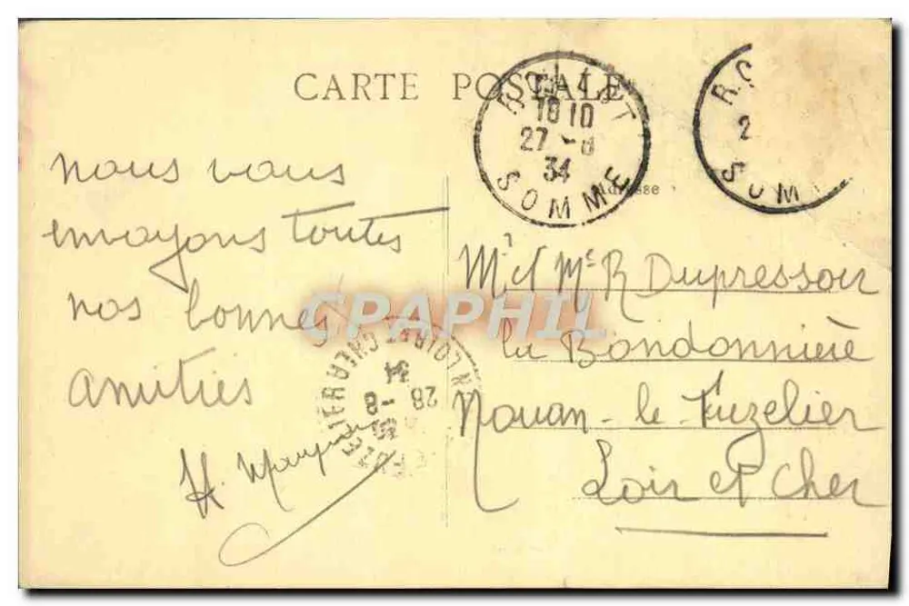 Fort-Mahon — Chalets dans les dunes — Edit. Marat - Verso