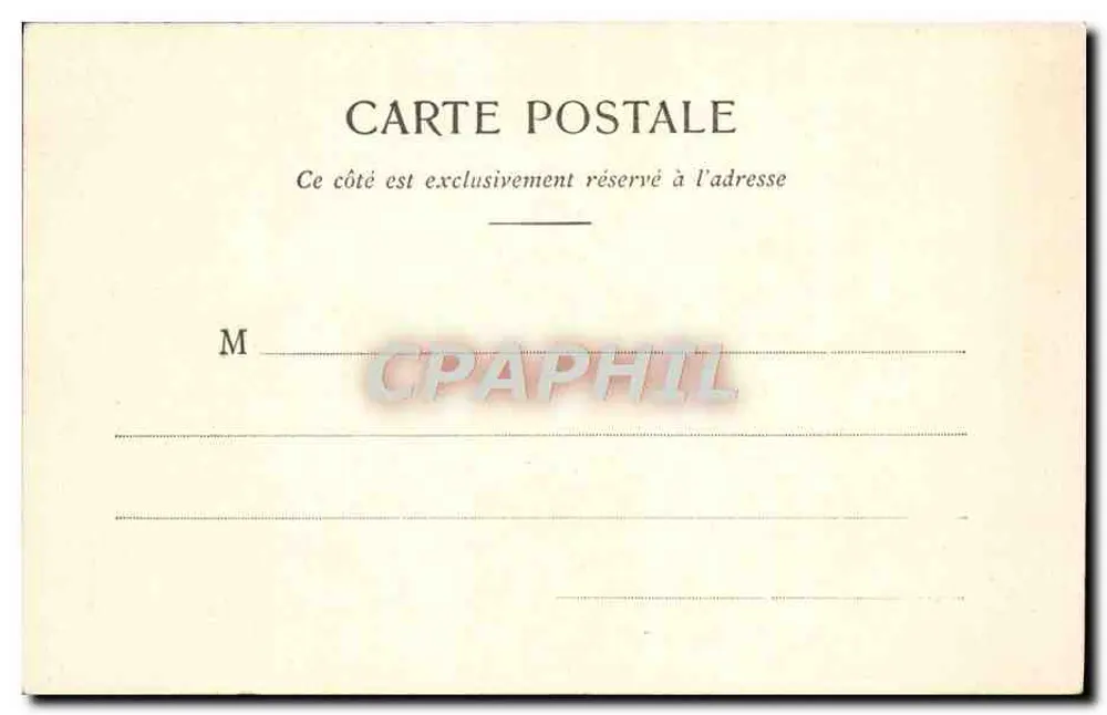 Hôtel de Ville — Montdidier — Livraria L. Vallée, N° 1501 - Verso