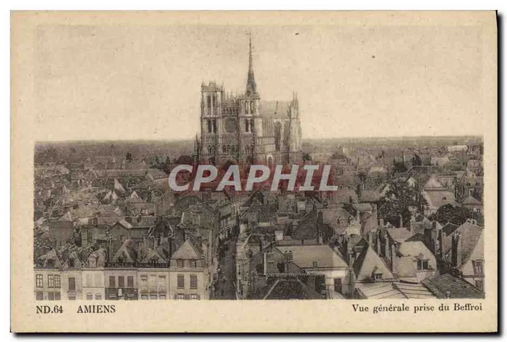 Amiens — Vista geral tirada do Campanário — ND.64 - Frente