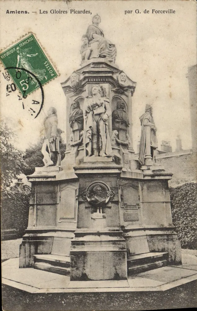 Amiens — Die picardischen Ehren, von G. de Forceville - Vorderseite