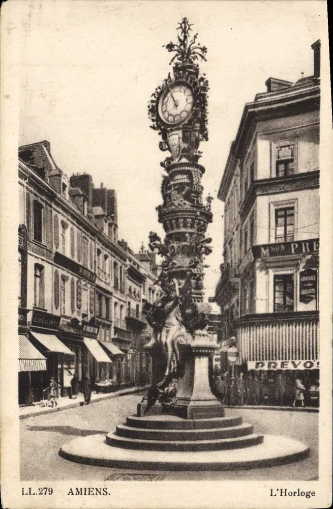 Amiens — A Relógio — L.L. 279 - Frente