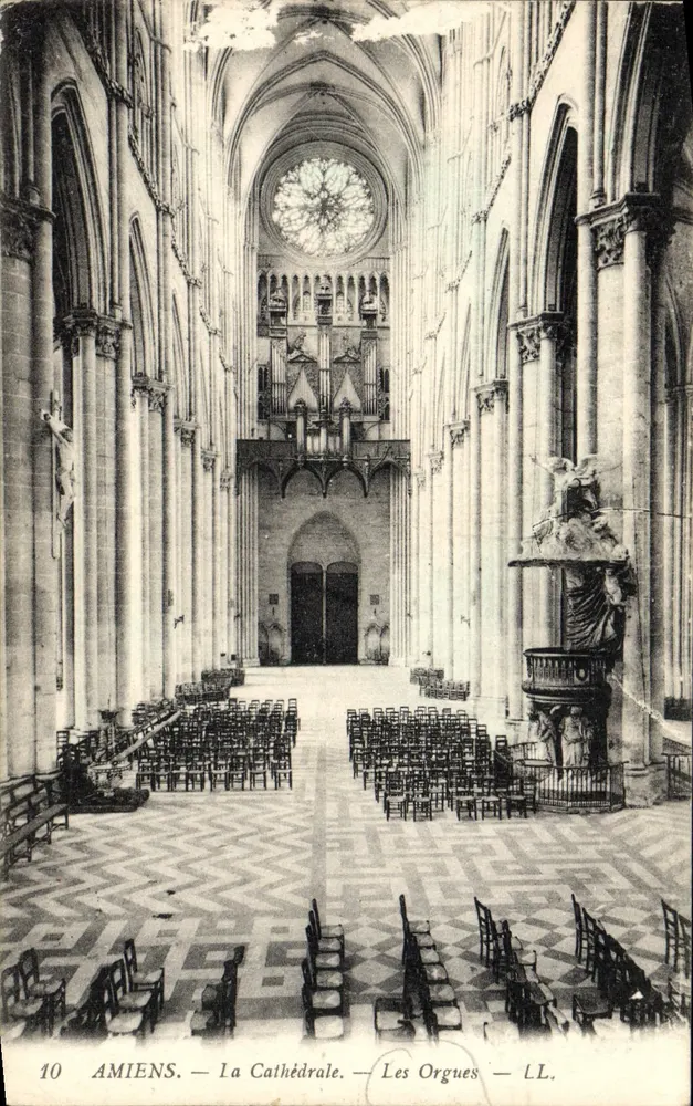 Amiens — La Cathédrale — Les Orgues — LL. — n°10 - Voorkant