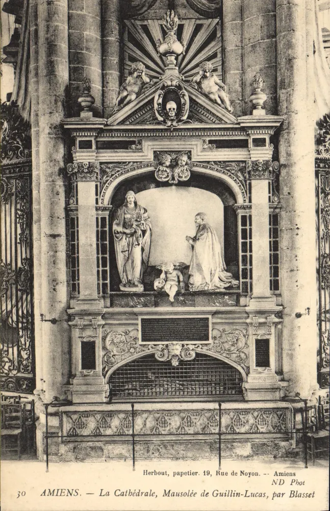 Amiens — Die Kathedrale, Mausoleum von Guillin-Lucas — ND Phot, von Blasset - Vorderseite