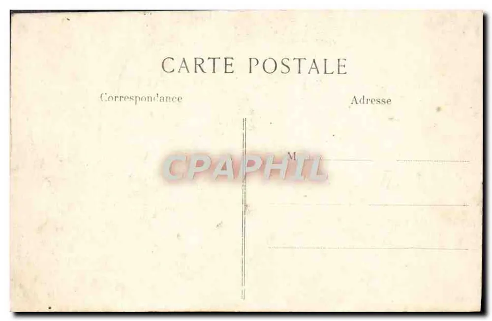 Albert — Fabriken Rochet nach dem Bombenangriff — L. C. H. Paris - Rückseite