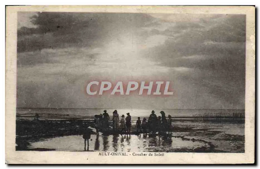 Ault-Onival - Pôr do Sol — editor desconhecido, número de série não visível - Frente