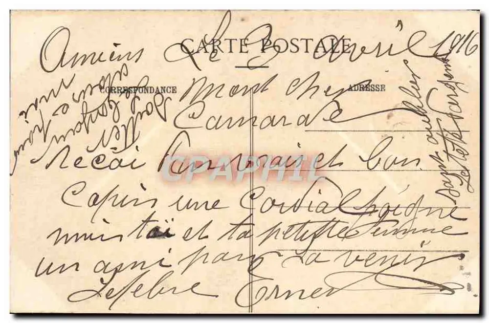 Amiens - La Chiesa di San Firmino — Edizione C. N. n° 92 - Verso