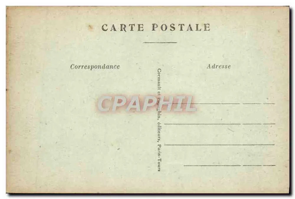 Amiens (Somme) — Das Museum nach dem Bombenangriff — A. P. Visé, Paris, Nr. 2060 - Rückseite