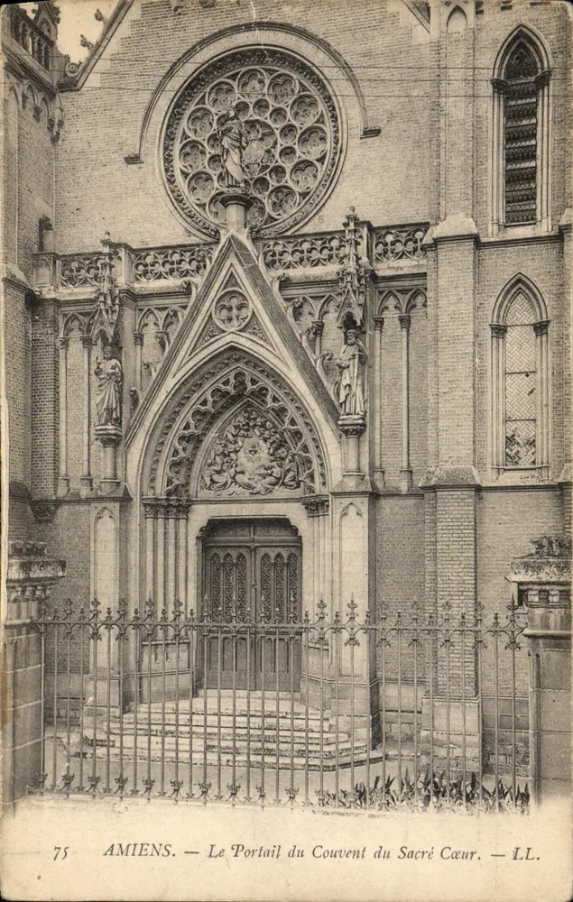 Amiens — Der Portal des Klosters des Heiligen Herzens — LL. n°75 - Vorderseite