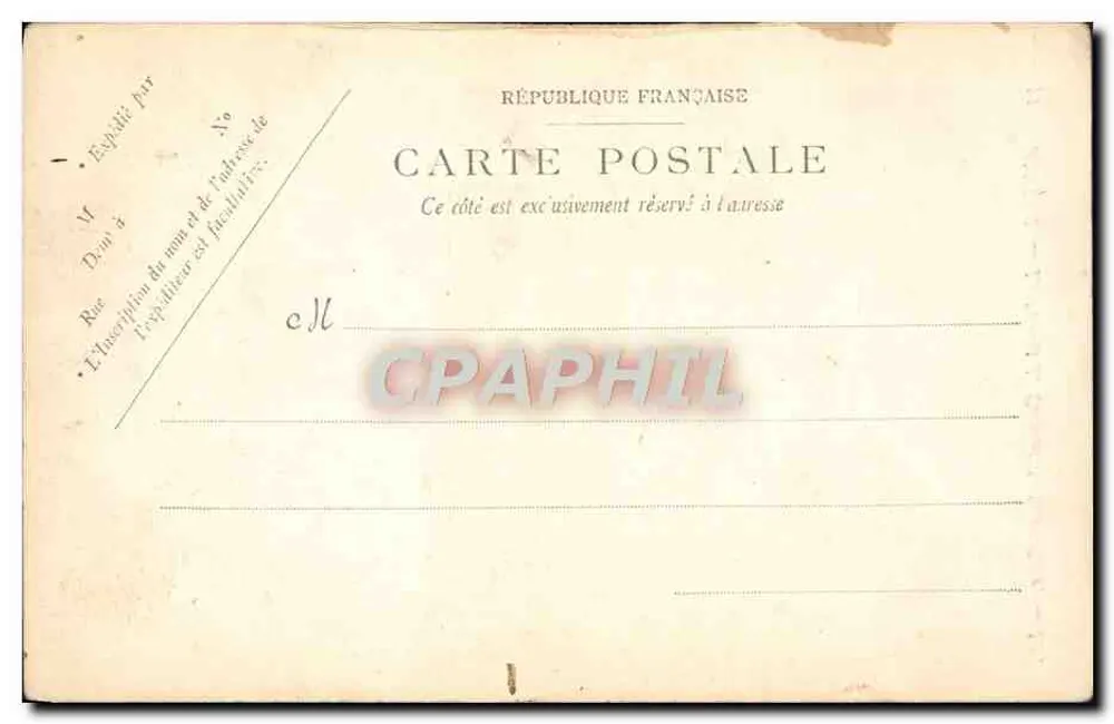Amiens — Der Portal des Klosters des Heiligen Herzens — LL. n°75 - Rückseite