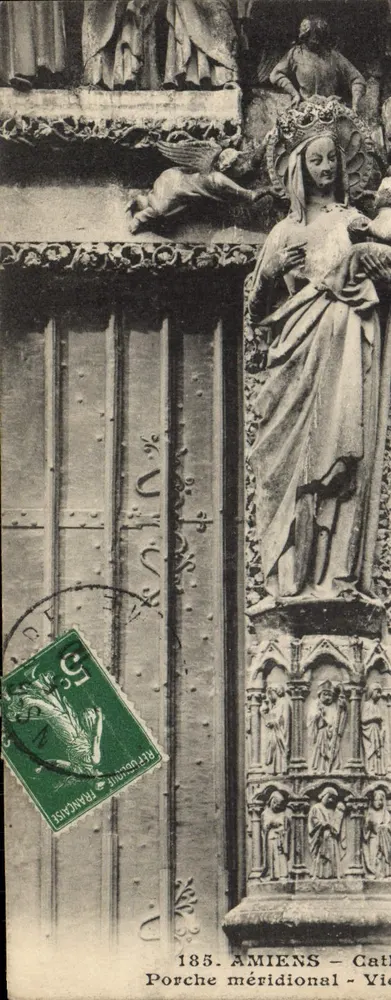 Amiens - Kathedrale - Südpforte - Ansicht - Vorderseite