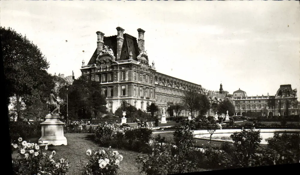 Der Louvre und der Tuileries-Garten — Paris — Verlag: Französisch gefertigt - Vorderseite