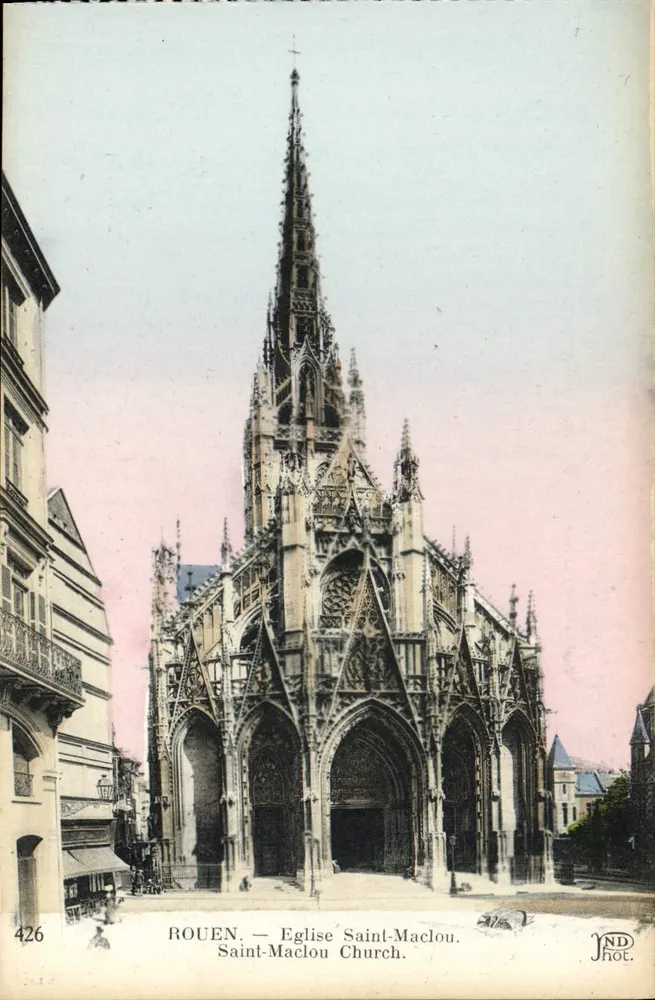 Rouen — Igreja de Saint-Maclou — JND Hot. n°426 - Frente
